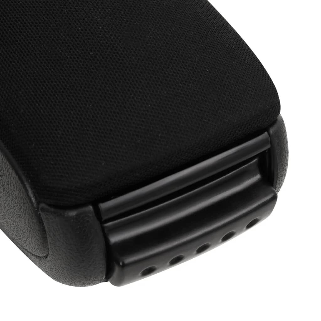 vidaXL Car Armrest Black 5.5"x13"x(12.6"-19.1") ABS