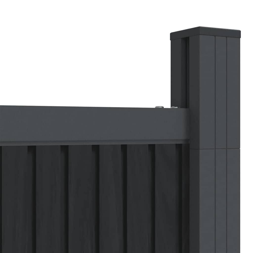vidaXL Fence Panel WPC Grey 68.1x73.2"