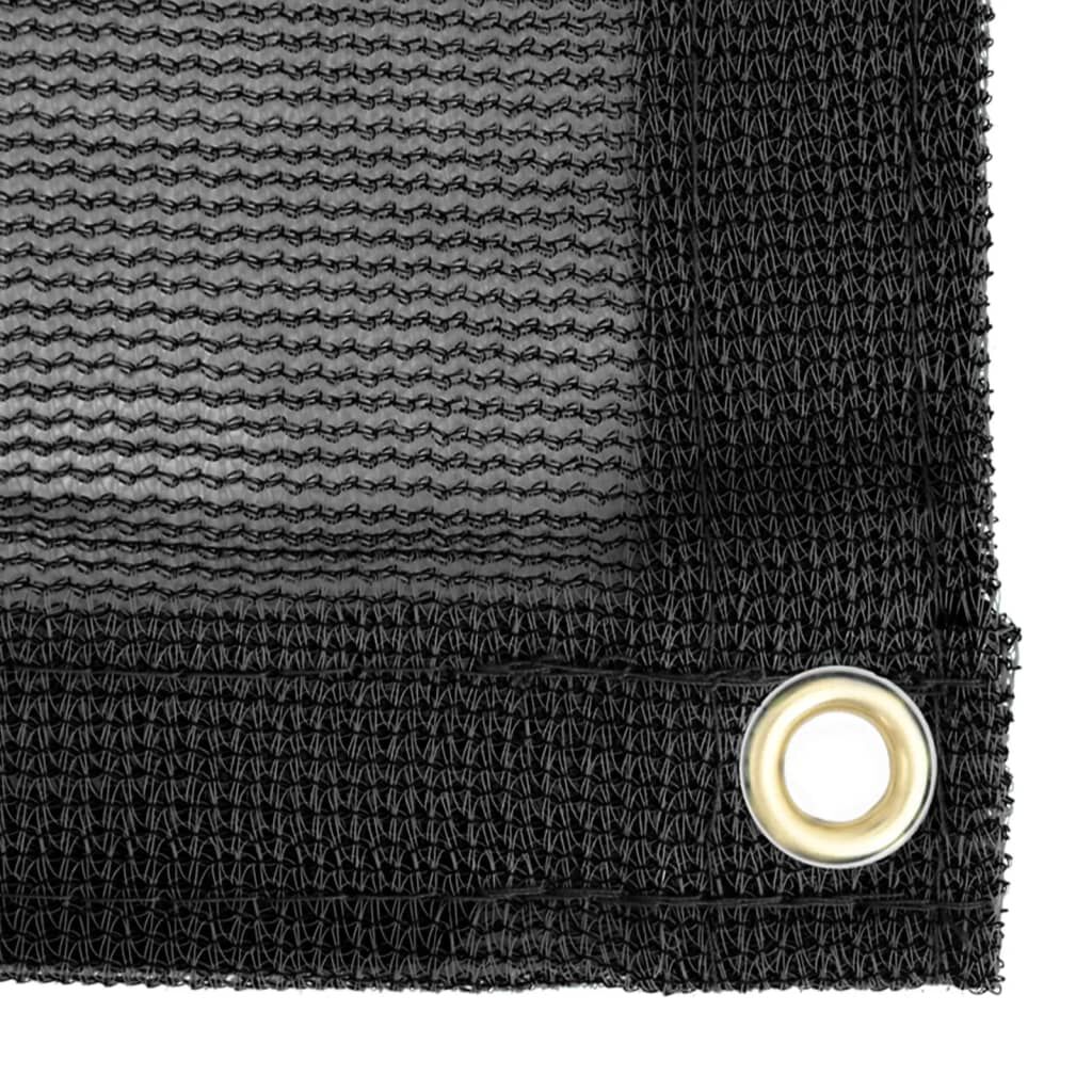 vidaXL Trailer Net HDPE 4.9x7.2' Black