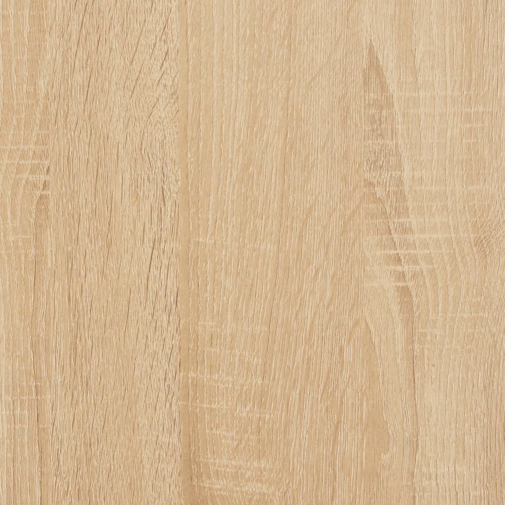 vidaXL Console Table Sonoma Oak Engineered wood, metal
