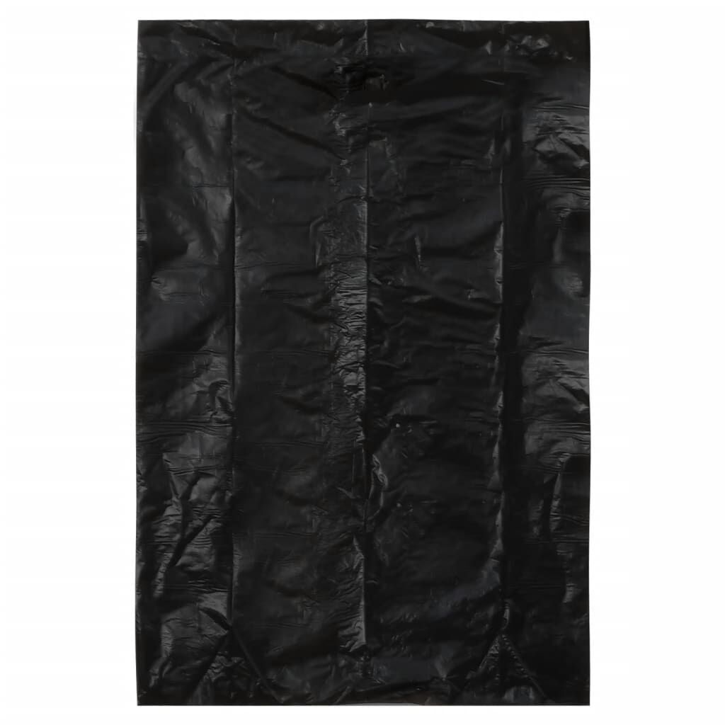 vidaXL Dog Poop Bag Black Polyethylene Large Durable Dog Waste Bag