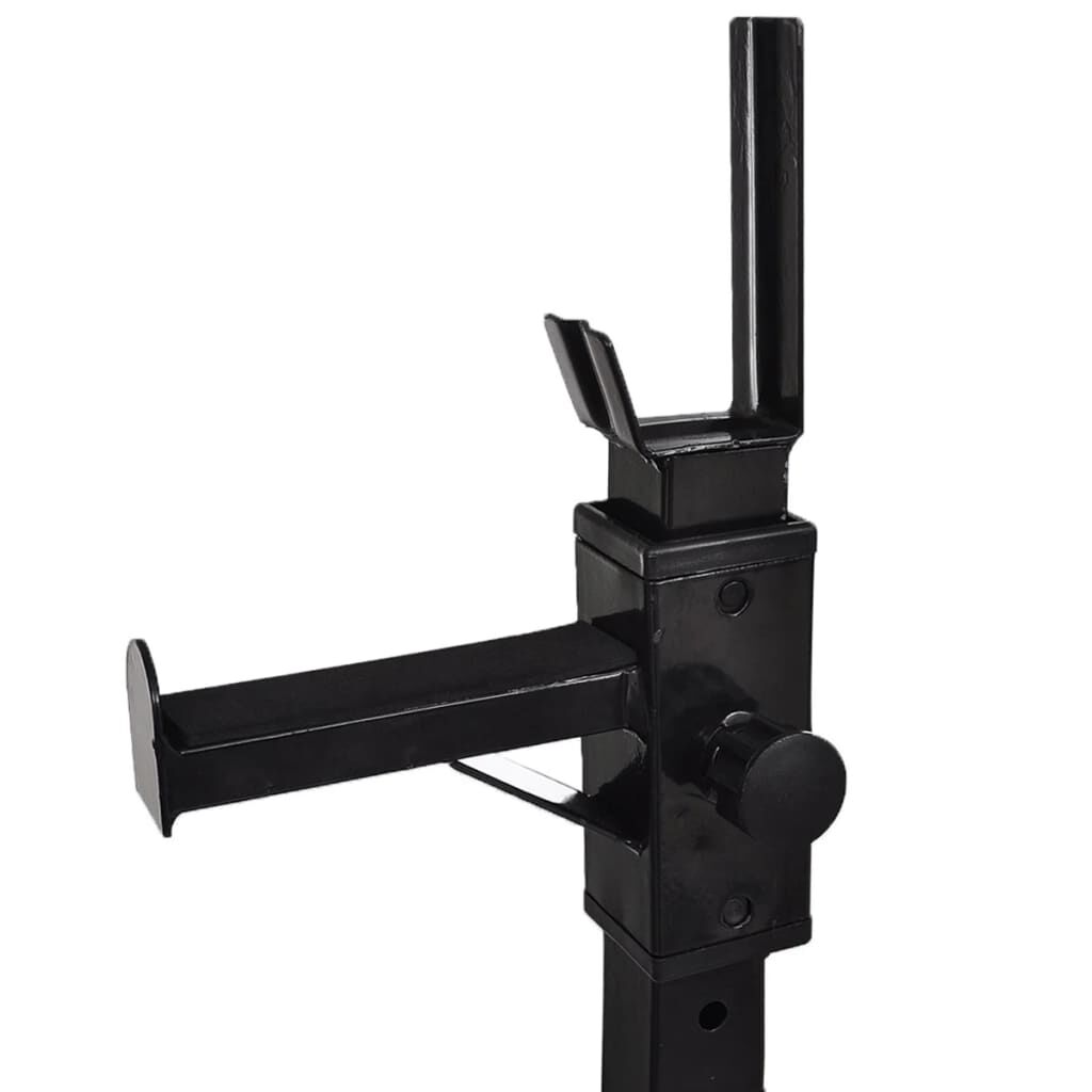 vidaXL Barbell Squat Rack with Barbell and Dumbbell Set 133.4 lb (90363+90375)