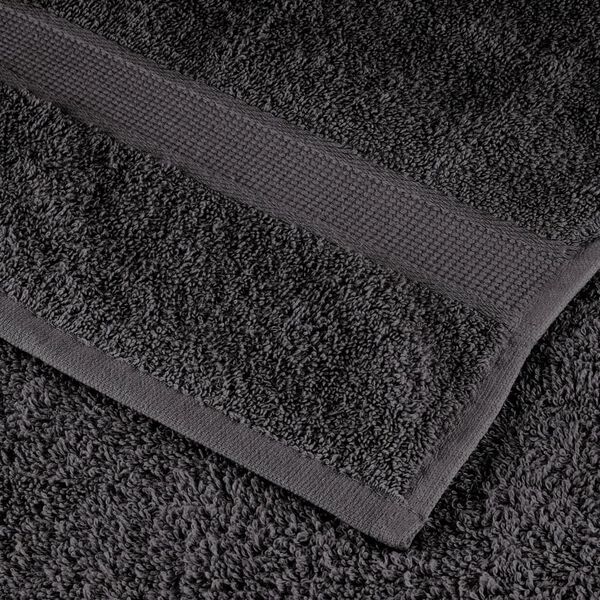 vidaXL Towel Set Anthracite 100% Ring-Spun Cotton Guest, Hand, Shower