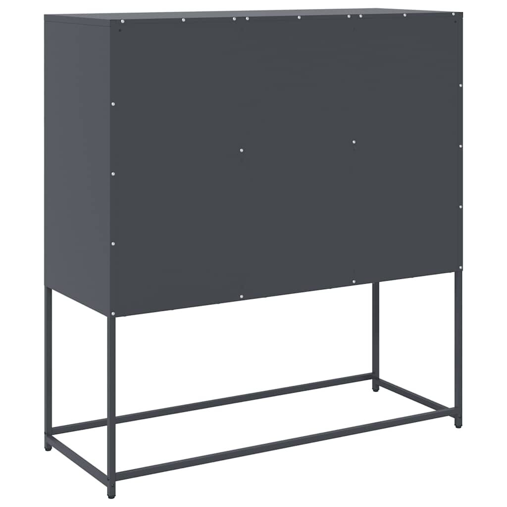 vidaXL Sideboard Anthracite Cold-rolled Steel 39.6 in Sideboard